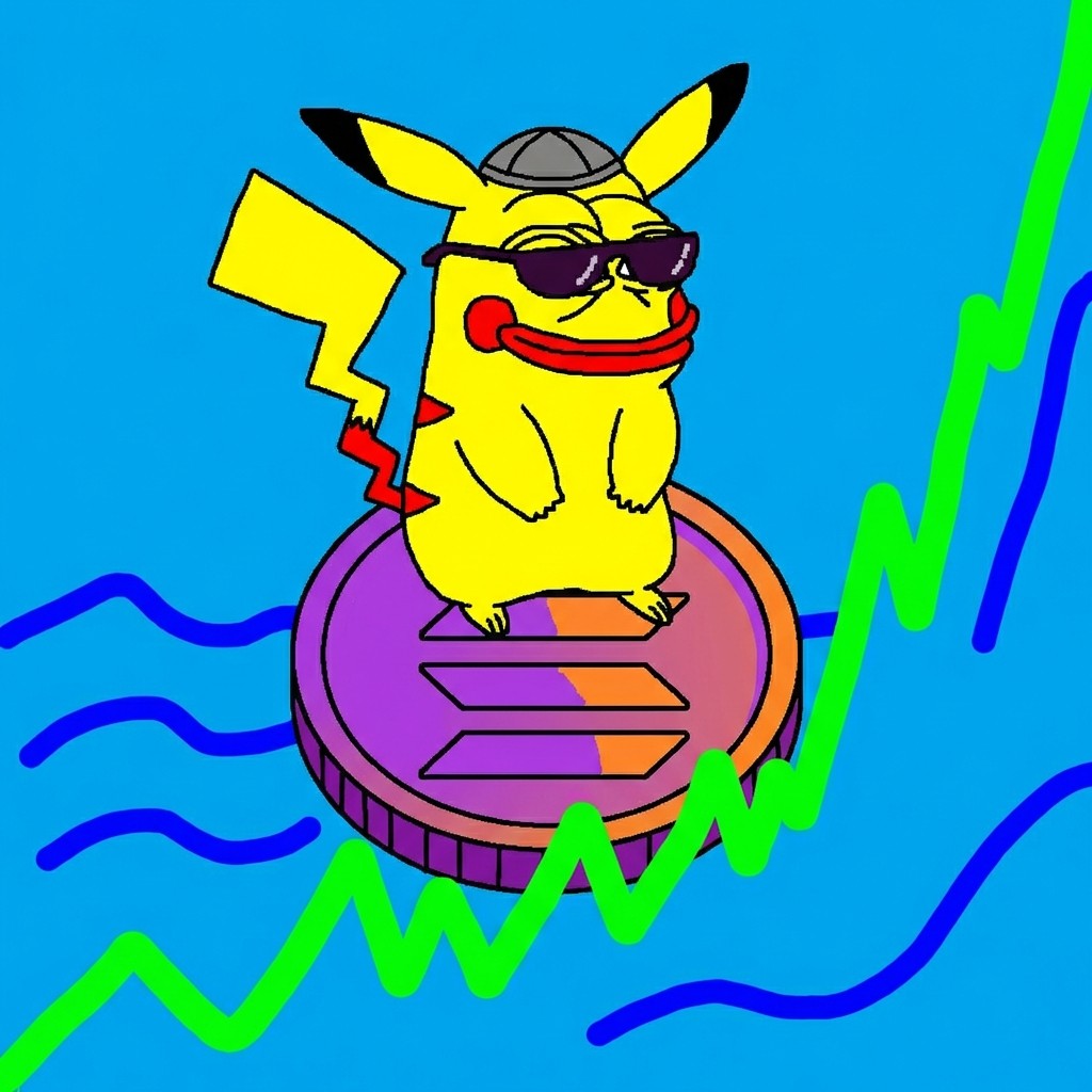 Kipachu on coin with chart